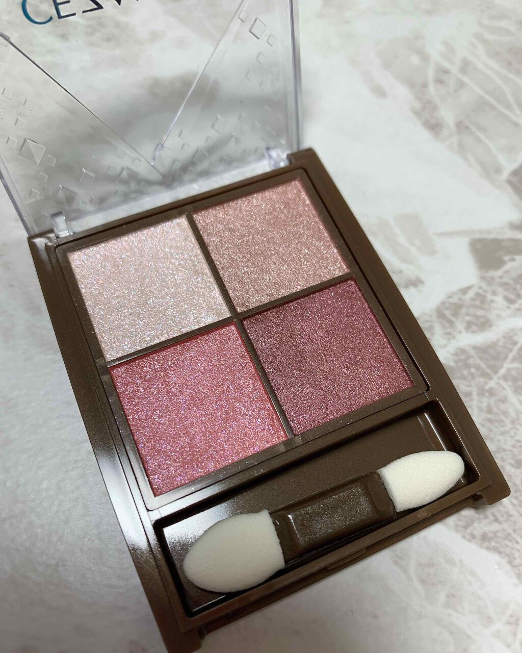 ニュアンスオンアイシャドウ/CEZANNE/アイシャドウパレットを使ったクチコミ（3枚目）