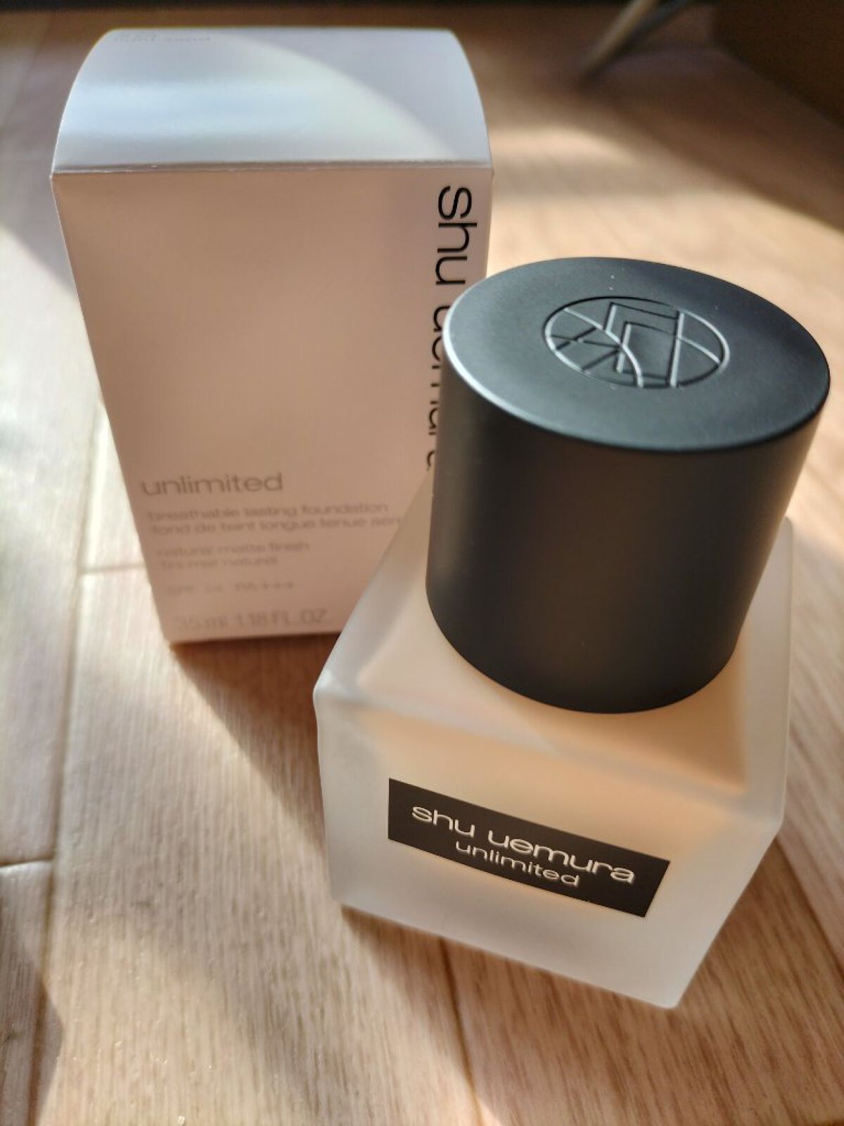 （旧）アンリミテッド ラスティング フルイド/shu uemura/リキッドファンデーションを使ったクチコミ（1枚目）