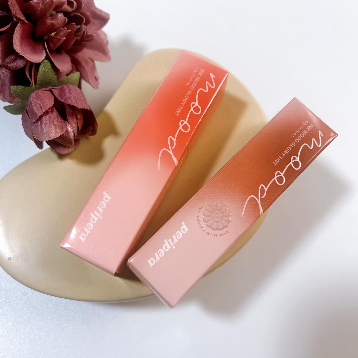 ペリペラ インク ムード グロイ ティント/PERIPERA/リップティントを使ったクチコミ（2枚目）