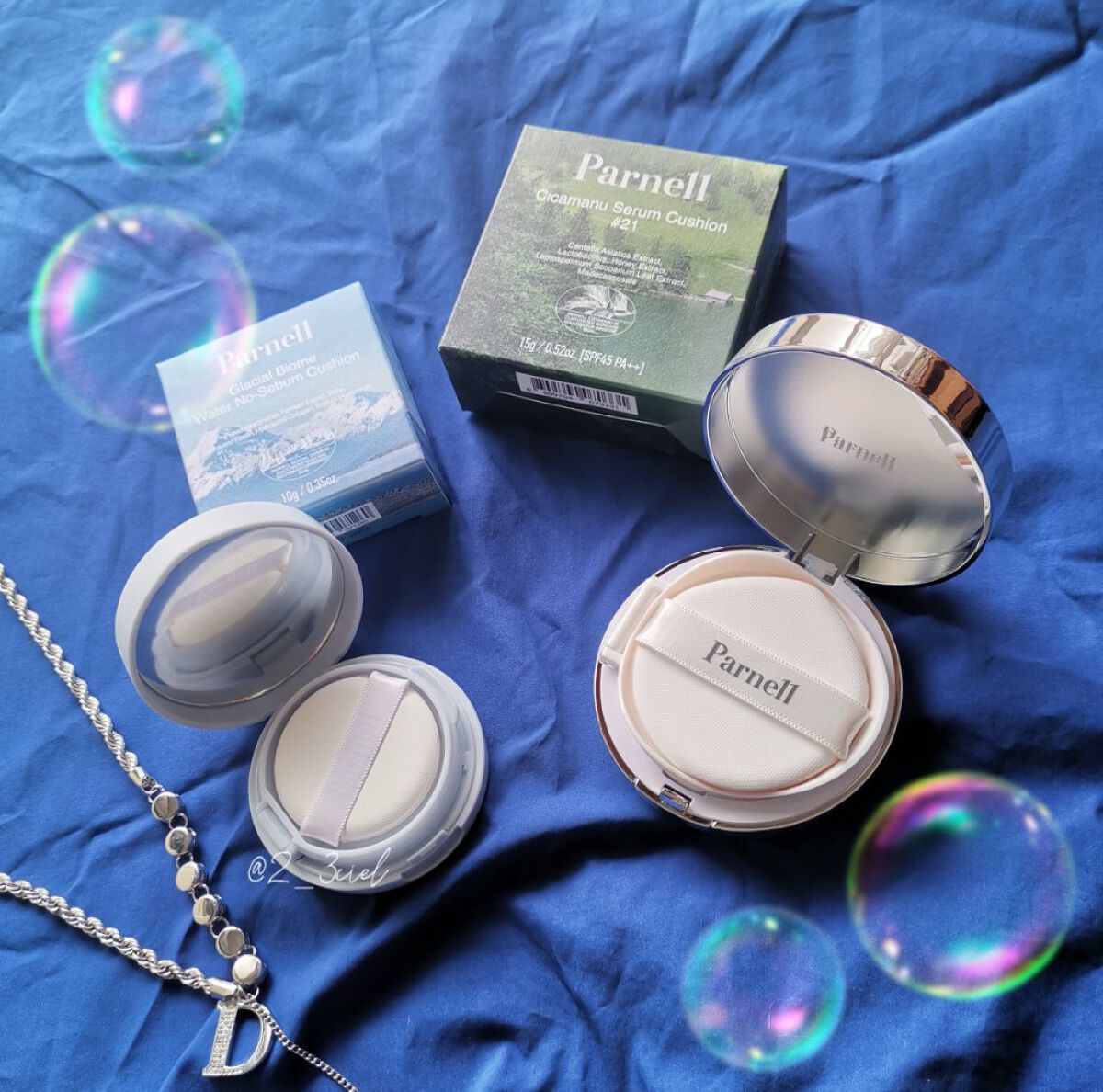 グラシアル　バイオーム　ウォーター　ノーセバム　クッション/parnell/クッションファンデーションを使ったクチコミ（2枚目）