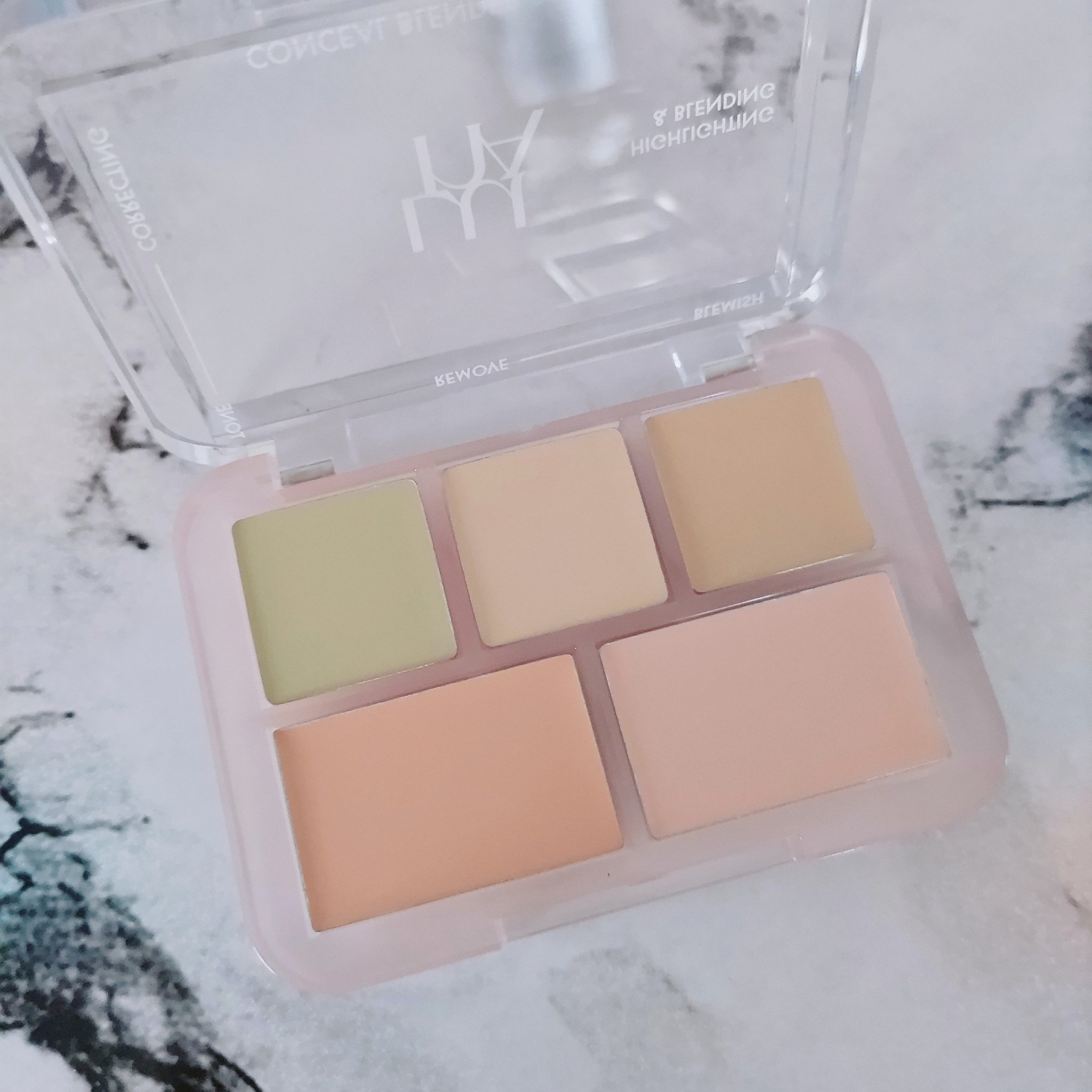 コンシールブレンダーパレット/LUNA/パレットコンシーラーを使ったクチコミ（2枚目）