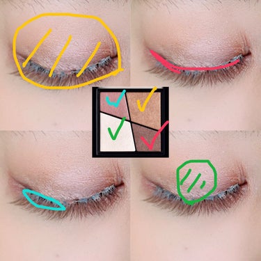 UR GLAM　VELVET EYE COLOR PALETTE/U R GLAM/アイシャドウパレットを使ったクチコミ（2枚目）