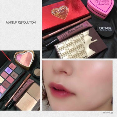 I Heart Revolution Dragons Heart Eyeshadow Palette/MAKEUP REVOLUTION/アイシャドウパレットを使ったクチコミ（4枚目）