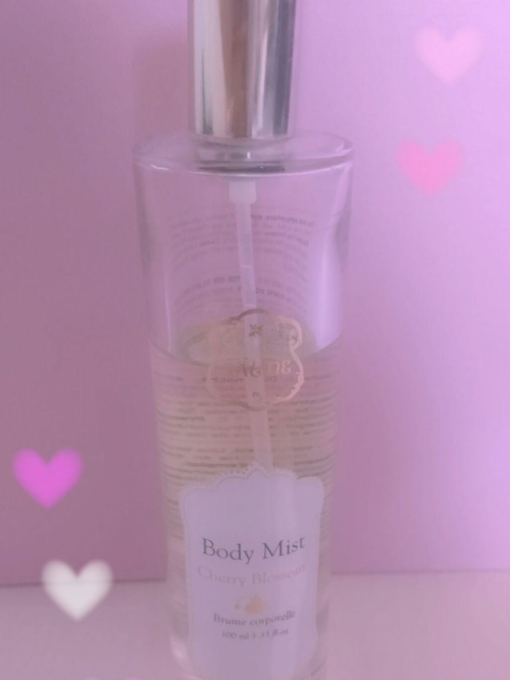 Laline ボディクリーム チェリーブロッサムのクチコミ「Lalineのボディケア用品についてです。

私の肌は乾燥しやすくひじ、ひざ、足の裏、かかとな.....」（2枚目）