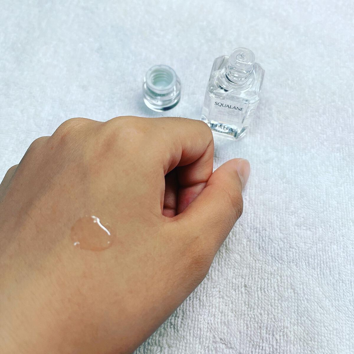 高品位「スクワラン」/HABA/フェイスオイルを使ったクチコミ（3枚目）