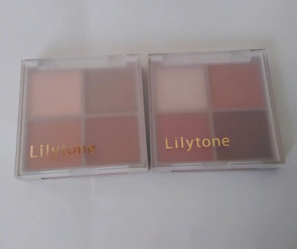 Lilytone 4色アイシャドウ/Lilytone/アイシャドウパレットを使ったクチコミ(2枚目)
