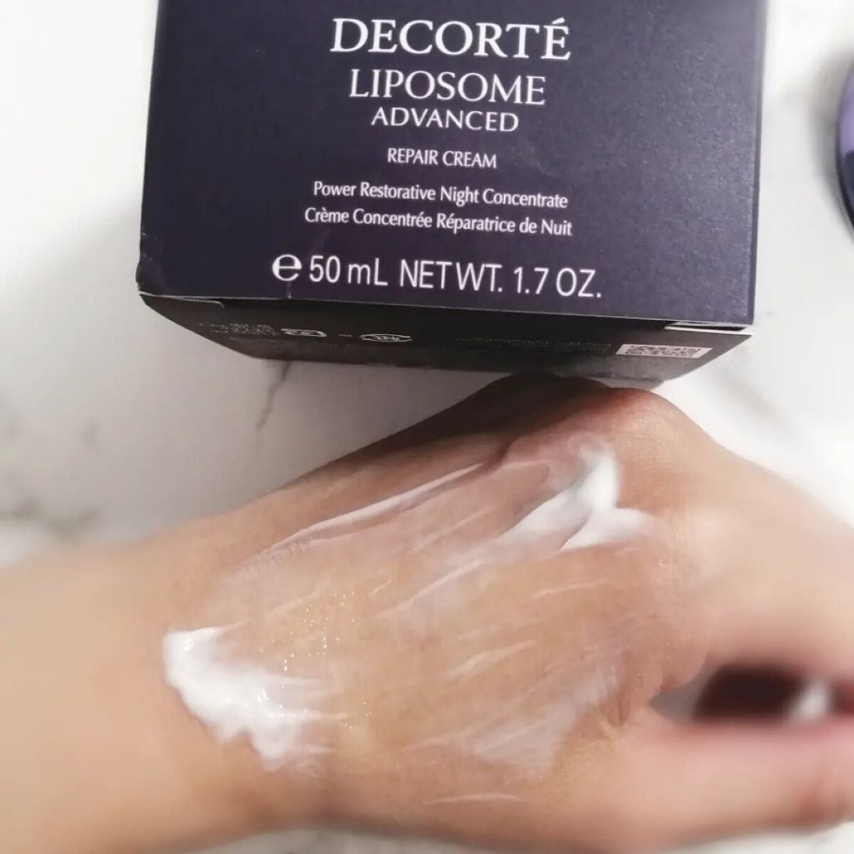 リポソーム アドバンスト リペアクリーム/DECORTÉ/フェイスクリームを使ったクチコミ(3枚目)