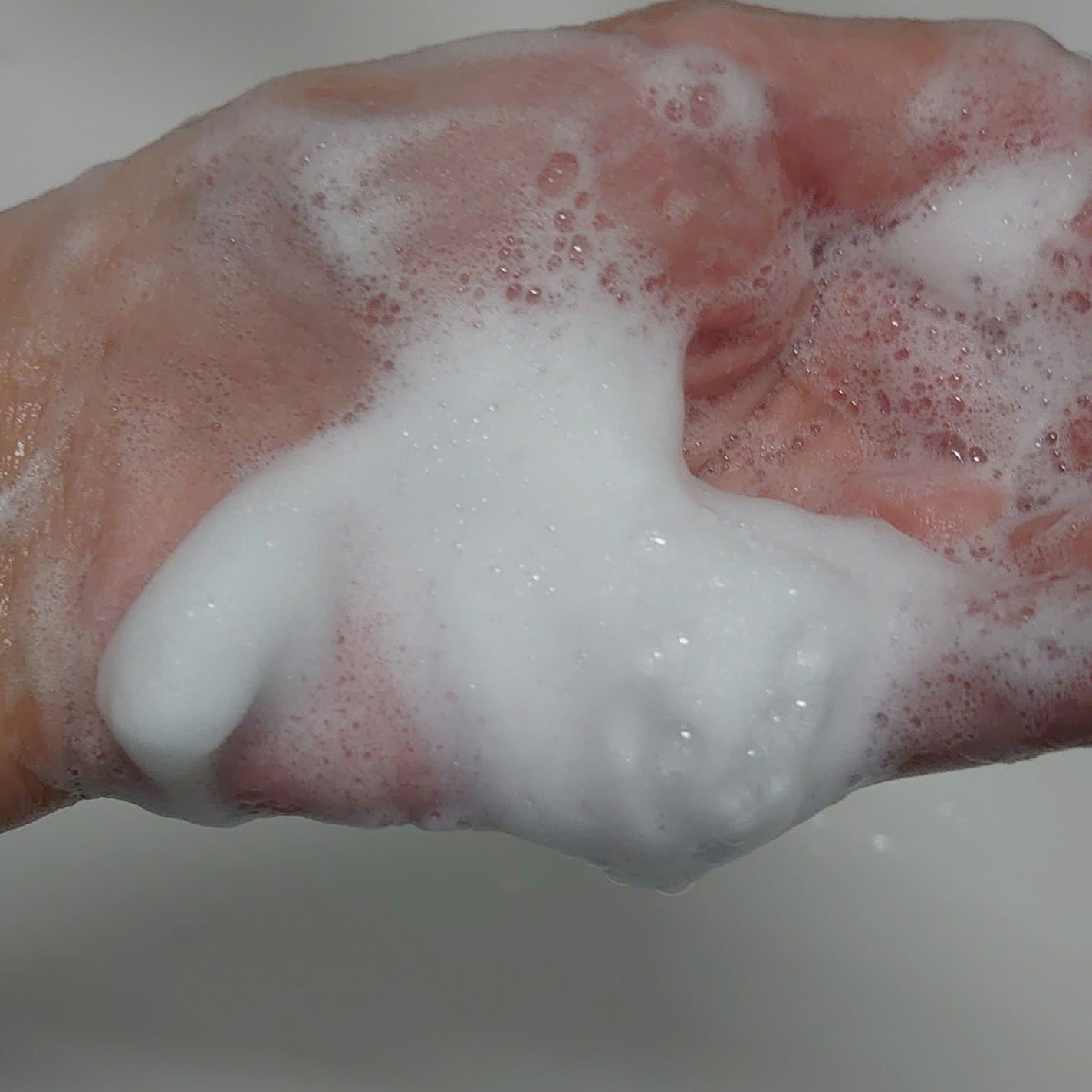 グリーンカーミングブルーレーションクリーンディープクレンザー/obsero/洗顔フォームを使ったクチコミ(4枚目)