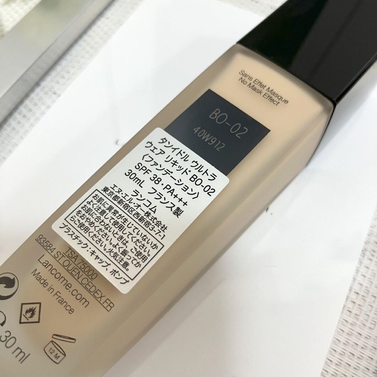 タンイドル ウルトラ ウェア リキッド/LANCOME/リキッドファンデーションを使ったクチコミ（3枚目）