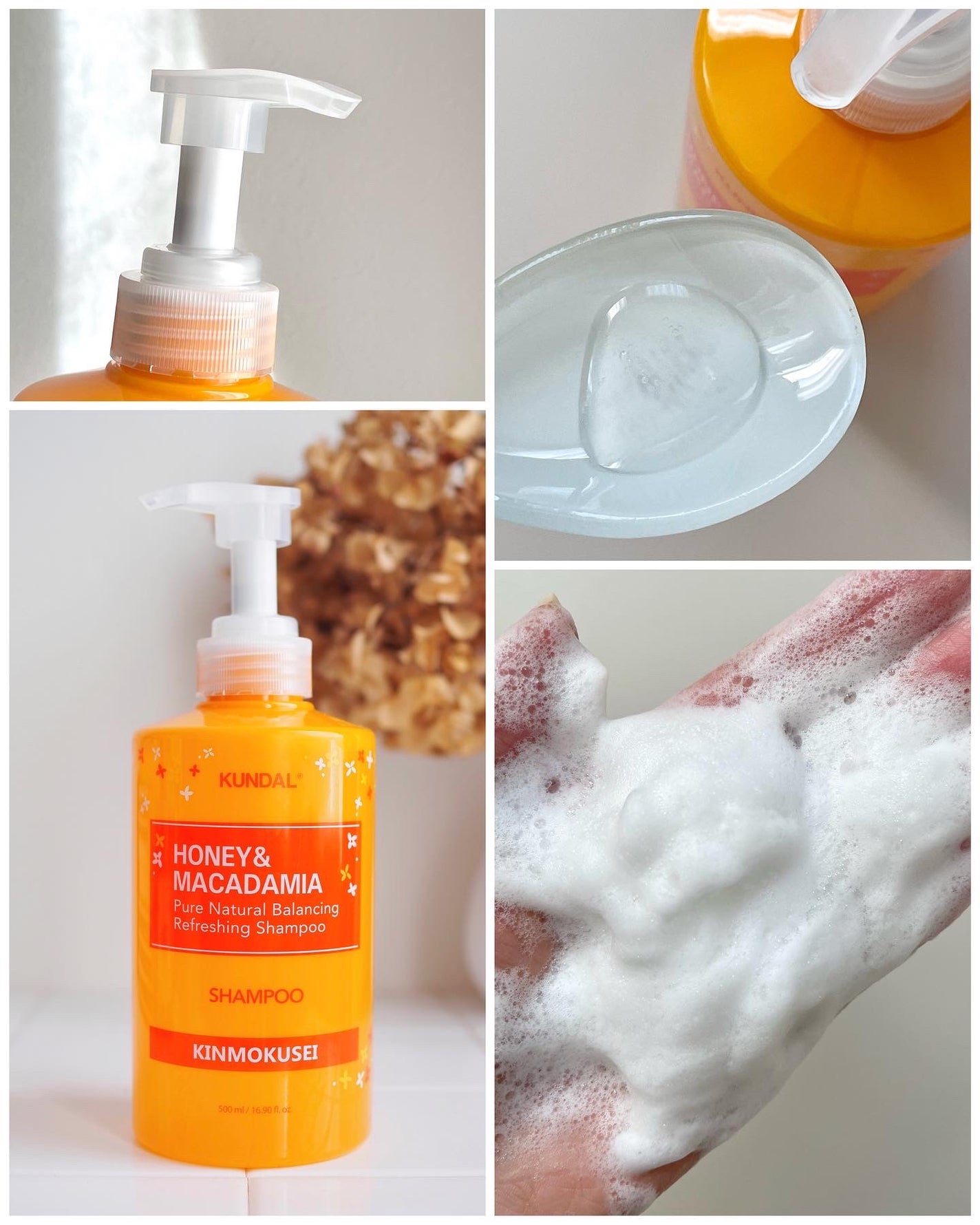 H&Mシャンプートリートメントセット(キンモクセイの香り)/KUNDAL/市販シャンプーを使ったクチコミ(2枚目)