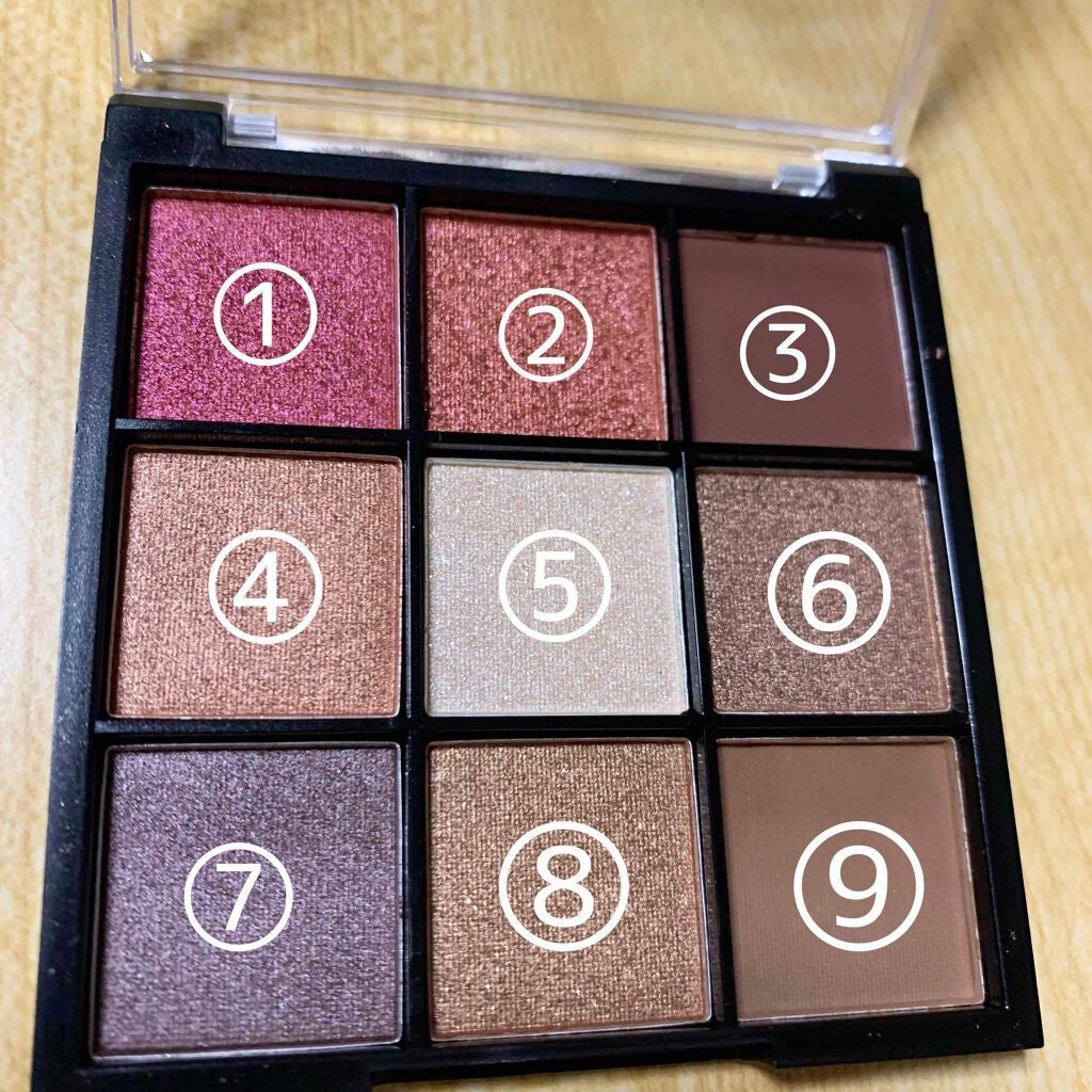 UR GLAM BLOOMING EYE COLOR PALETTE/U R GLAM/アイシャドウパレットを使ったクチコミ(6枚目)