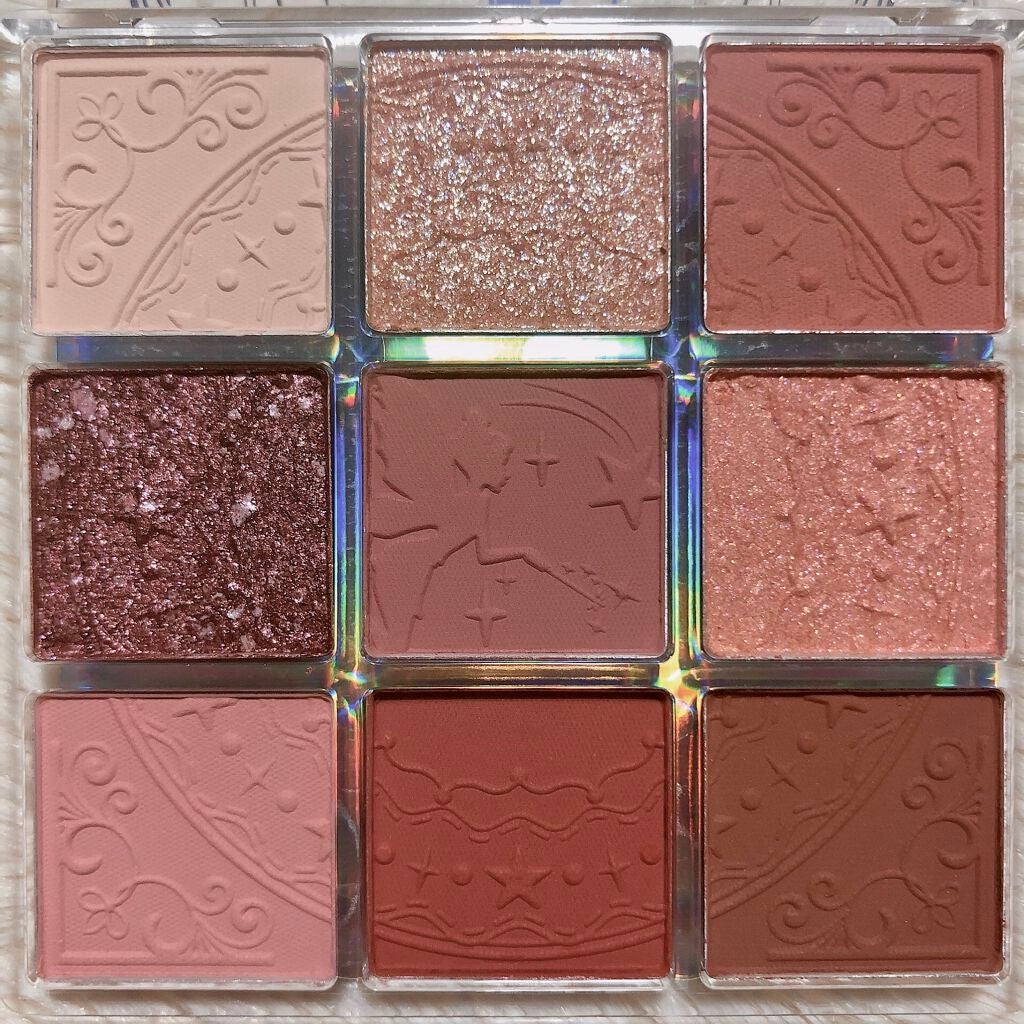 クォーツ 9色アイシャドウパレット(ドリームランドアイシャドウ)/ZEESEA/アイシャドウパレットを使ったクチコミ(5枚目)