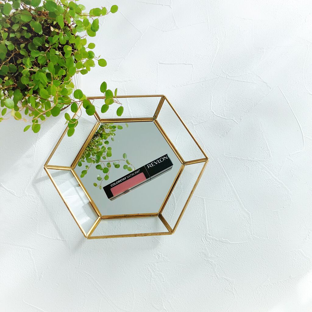 カラーステイ サテン インク 007 パートナー イン クライム/REVLON/口紅を使ったクチコミ（1枚目）