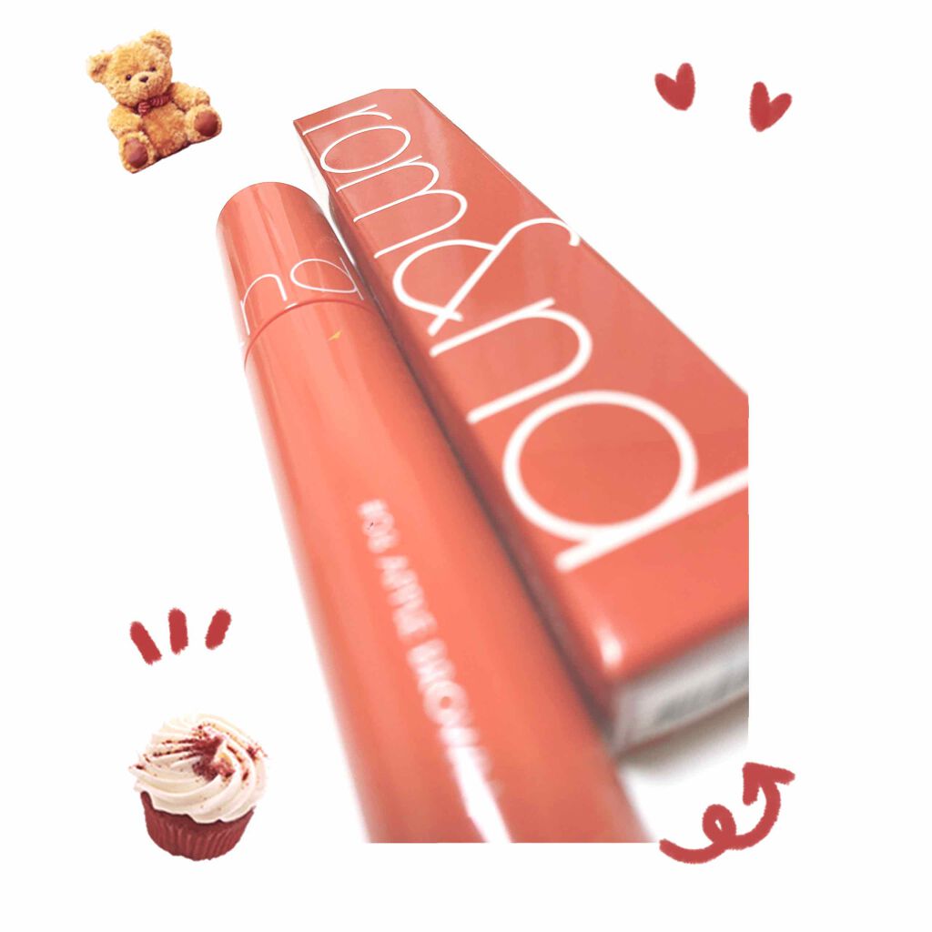 ジューシーラスティングティント/rom&nd/リップティントを使ったクチコミ（3枚目）