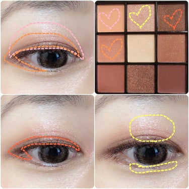 UR GLAM　BLOOMING EYE COLOR PALETTE/U R GLAM/アイシャドウパレットを使ったクチコミ（2枚目）