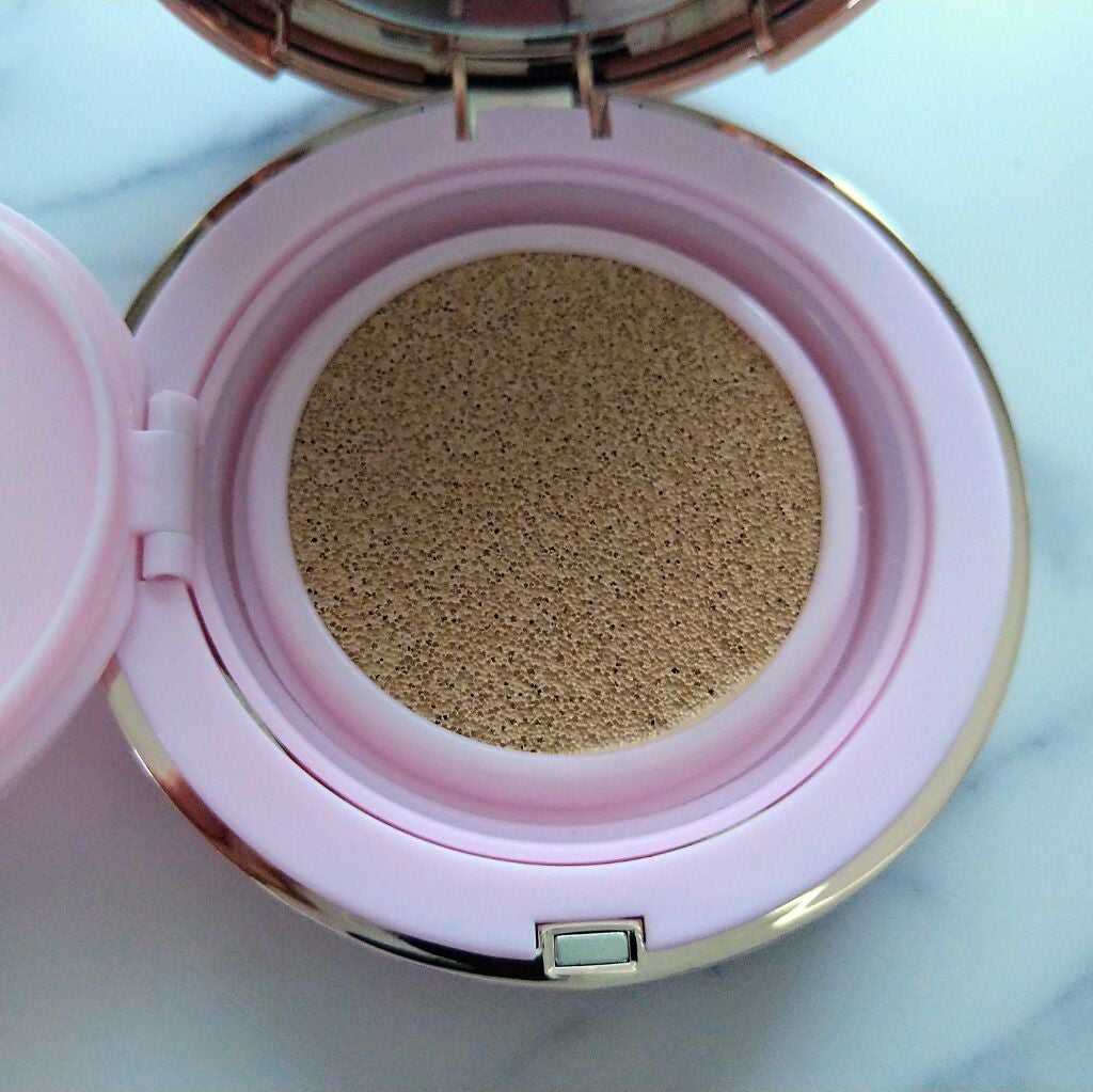 ピンクティーツリーカバークッション/APLIN/クッションファンデーションを使ったクチコミ(3枚目)