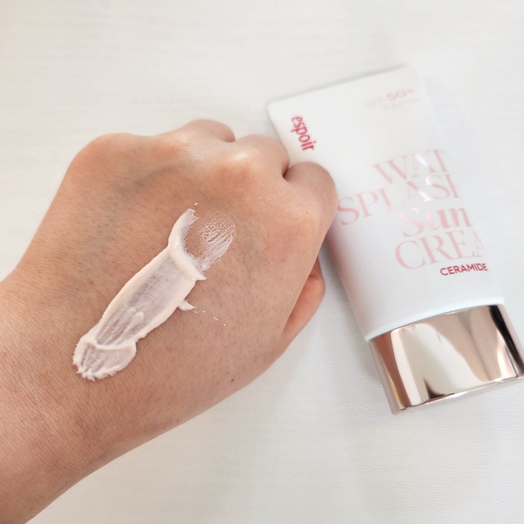 ウォータースプラッシュサンクリーム セラミド/espoir/日焼け止めクリームを使ったクチコミ（3枚目）