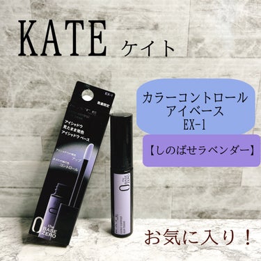 カラーコントロールアイベース/KATE/アイシャドウベースを使ったクチコミ（1枚目）