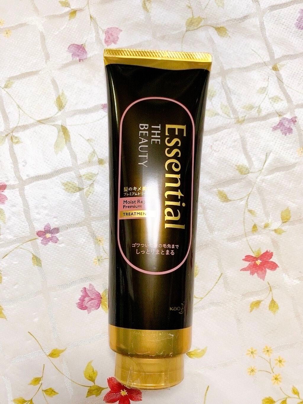 THE BEAUTY 髪のキメ美容プレミアムトリートメント<モイストリペアプレミアム>/エッセンシャル/洗い流すヘアトリートメントを使ったクチコミ(1枚目)