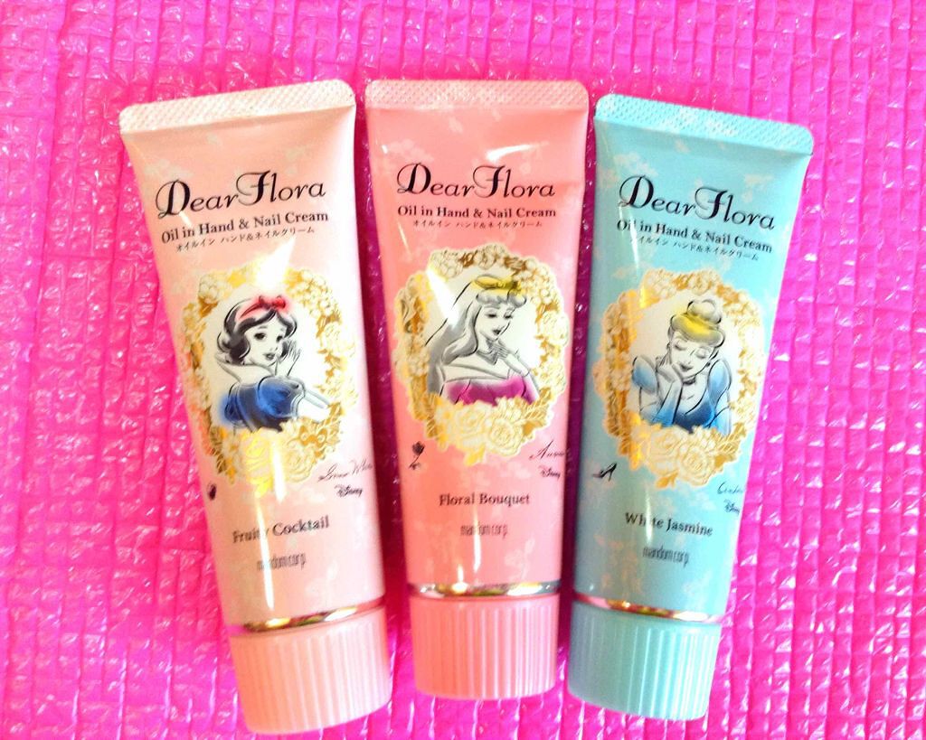 マンダムディアフローラ オイルイン ハンド＆ネイルクリーム フローラルブーケ/マンダム/ハンドクリームを使ったクチコミ（1枚目）