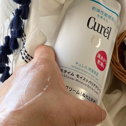 バスタイム モイストバリアクリーム/キュレル/ボディクリームを使ったクチコミ(7枚目)