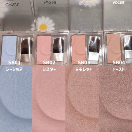 シームレストーン ブラッシュ/excel/パウダーチークを使ったクチコミ(2枚目)