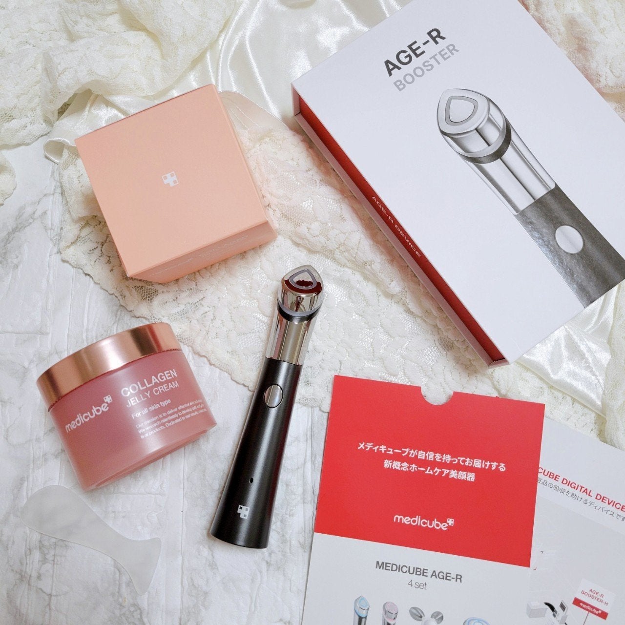 AGE-Rスキンブースターショット/MEDICUBE/美顔器・マッサージを使ったクチコミ(1枚目)