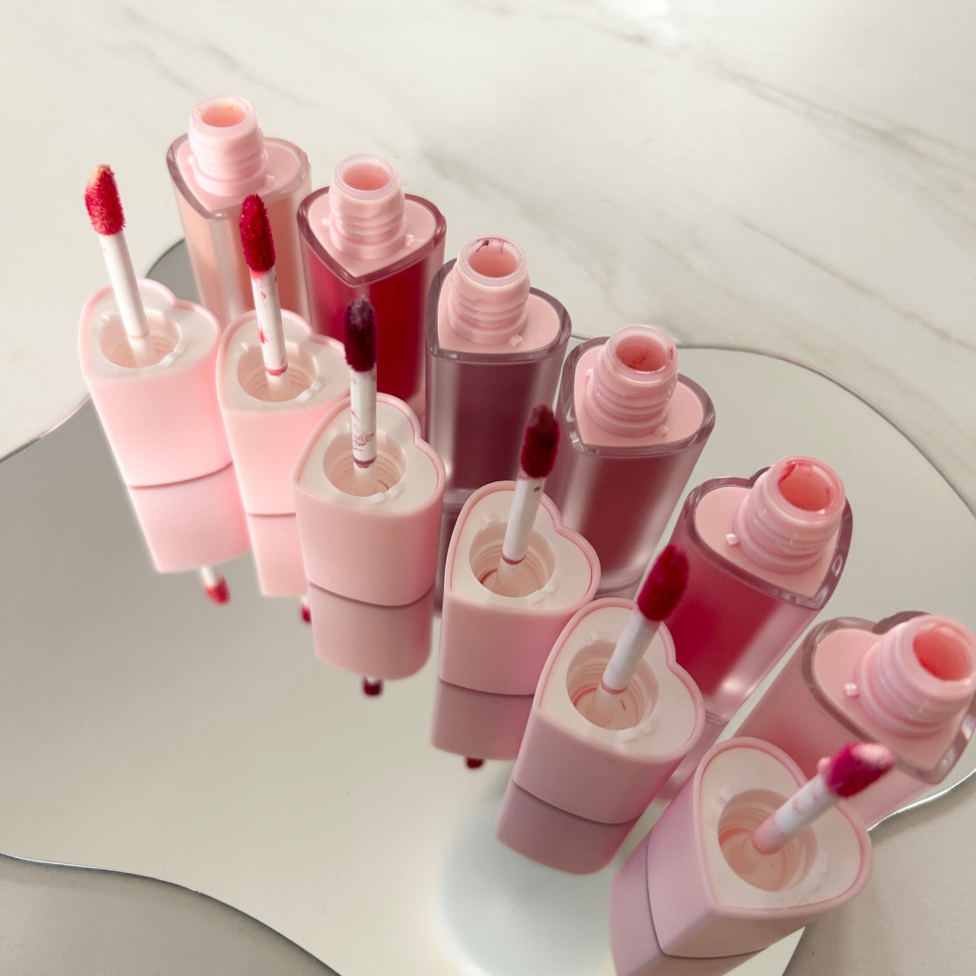 ミルクハートティントリップアンドチーク/Merrymonde/リップティントを使ったクチコミ(4枚目)