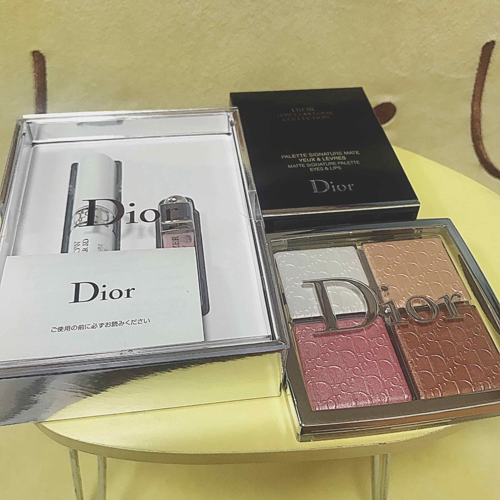 ディオール バックステージ フェイス グロウ パレット/Dior/ハイライトを使ったクチコミ（1枚目）