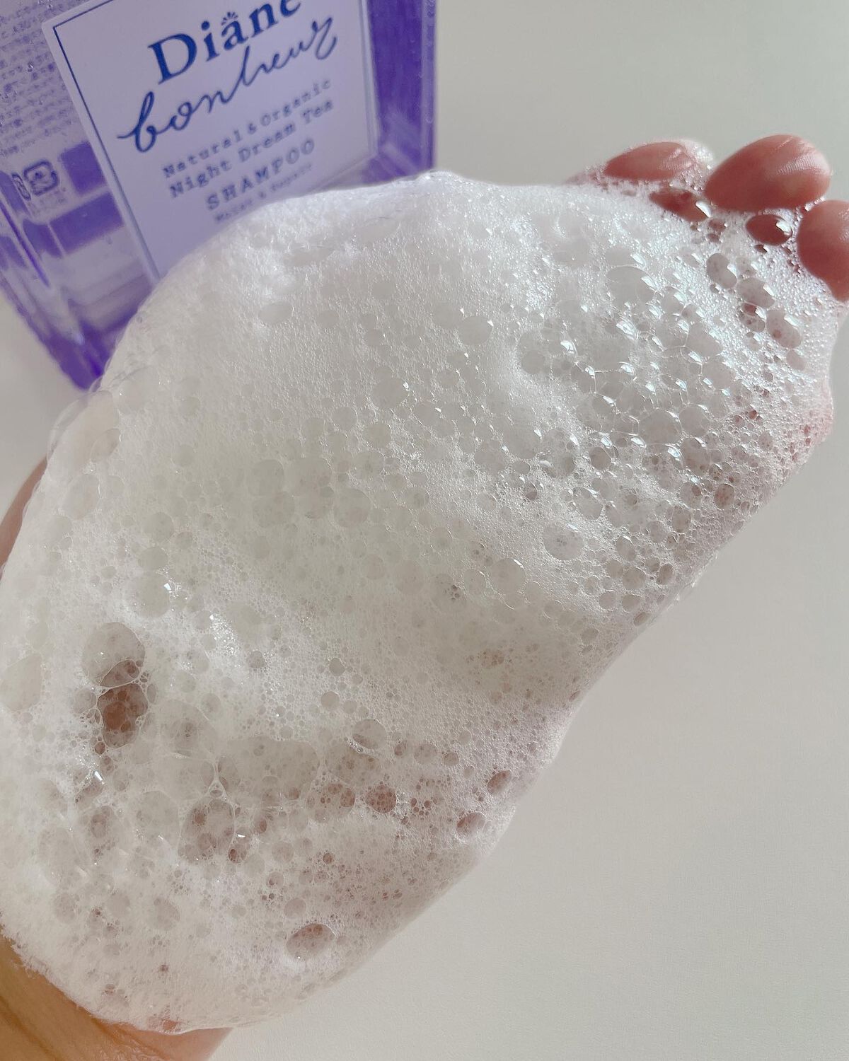 ダイアンボヌール モイスト&リペア シャンプー/トリートメント ナイトドリームティーの香り/ダイアン/市販シャンプーを使ったクチコミ(4枚目)