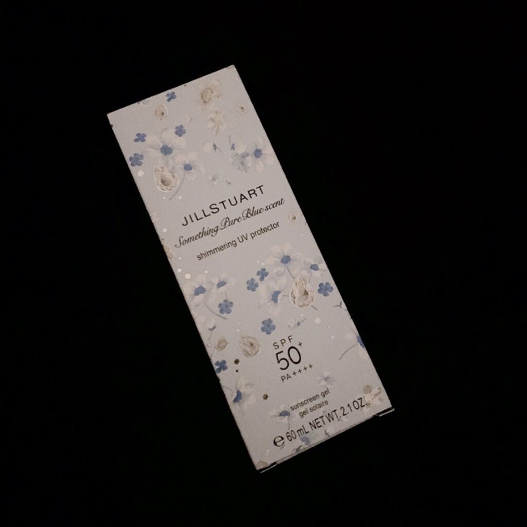 サムシングピュアブルー セント　シマリング UVプロテクター/JILL STUART/日焼け止めジェルを使ったクチコミ（2枚目）