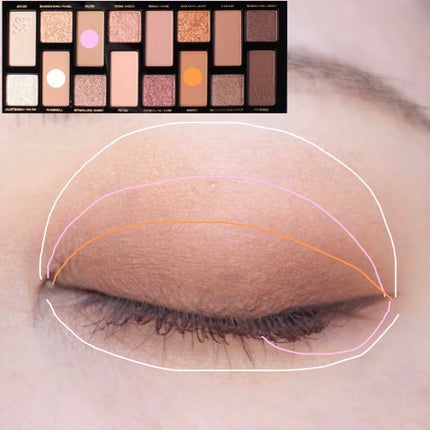 ボーン ディス ウェイ ザ ナチュラル ヌード アイシャドウ パレット/Too Faced/アイシャドウパレットを使ったクチコミ(6枚目)