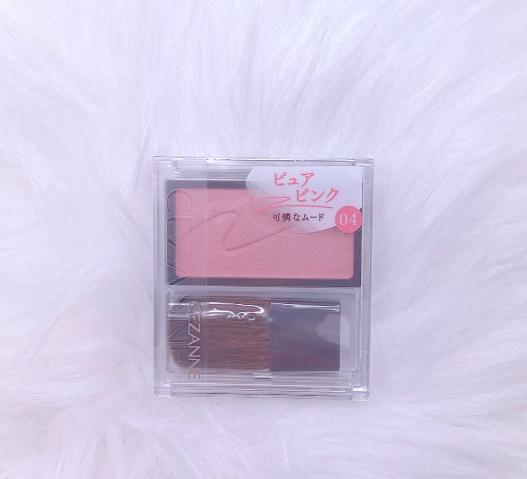 チークブラッシュ 04 ピュアピンク/CEZANNE/パウダーチークを使ったクチコミ（1枚目）