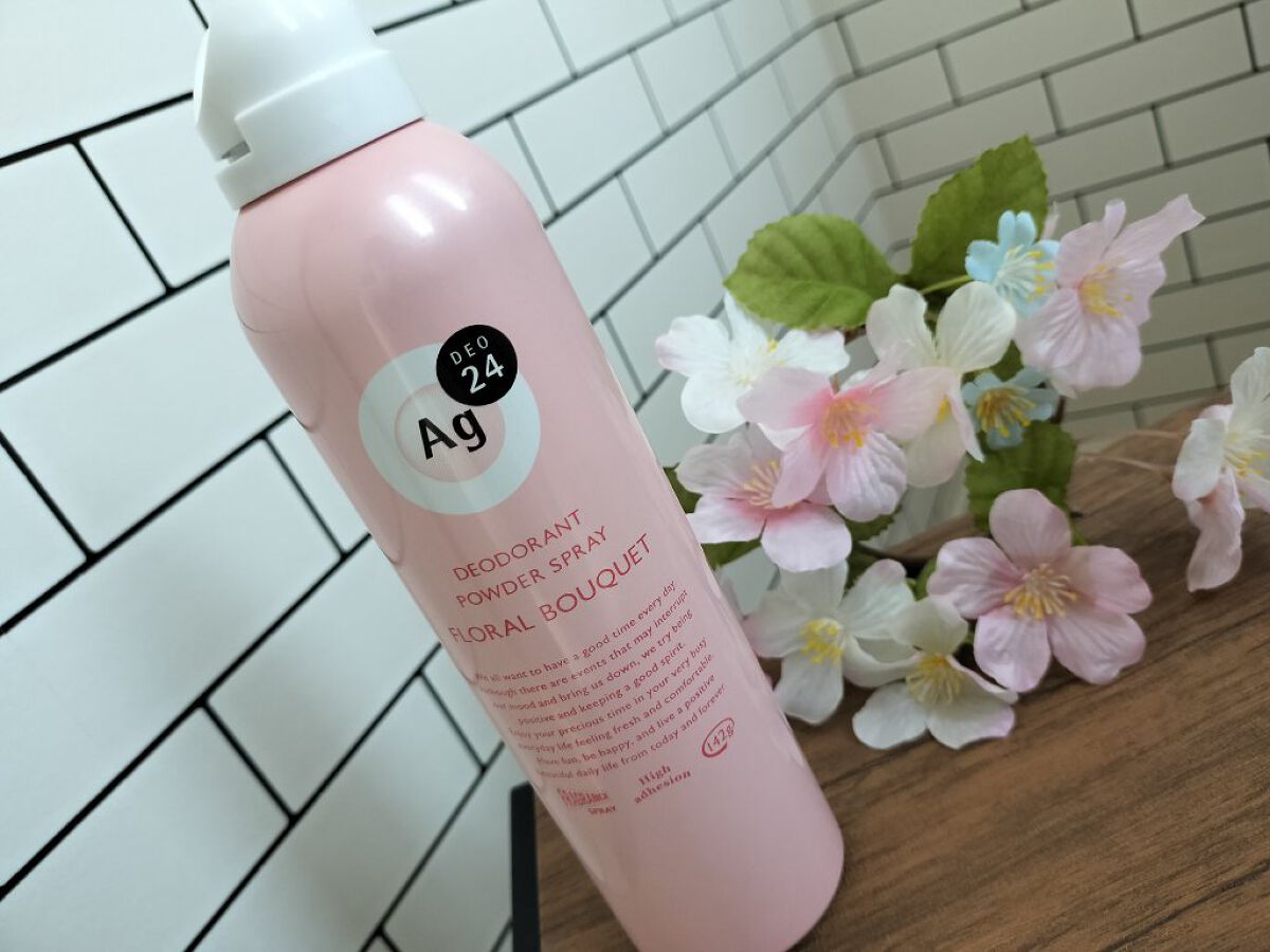 パウダースプレー（フローラルブーケ）/エージーデオ24/デオドラント・制汗剤を使ったクチコミ（2枚目）