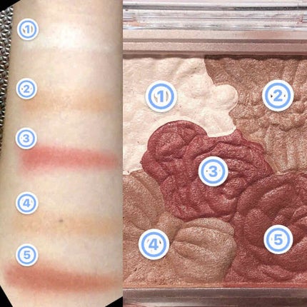 グロウフルールチークス 10 テラコッタフルール/キャンメイク/パウダーチークを使ったクチコミ(3枚目)