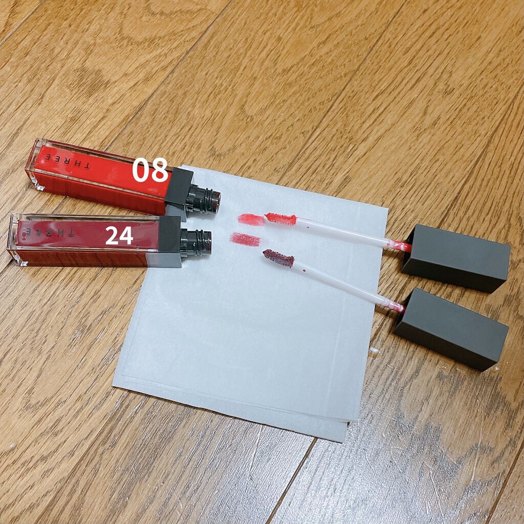 シマリング リップジャム/THREE/リップグロスを使ったクチコミ（1枚目）