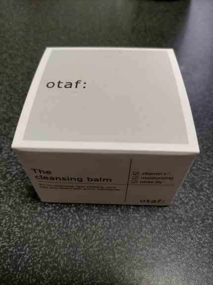 クレンジングバーム/otaf:/クレンジングバームを使ったクチコミ(1枚目)