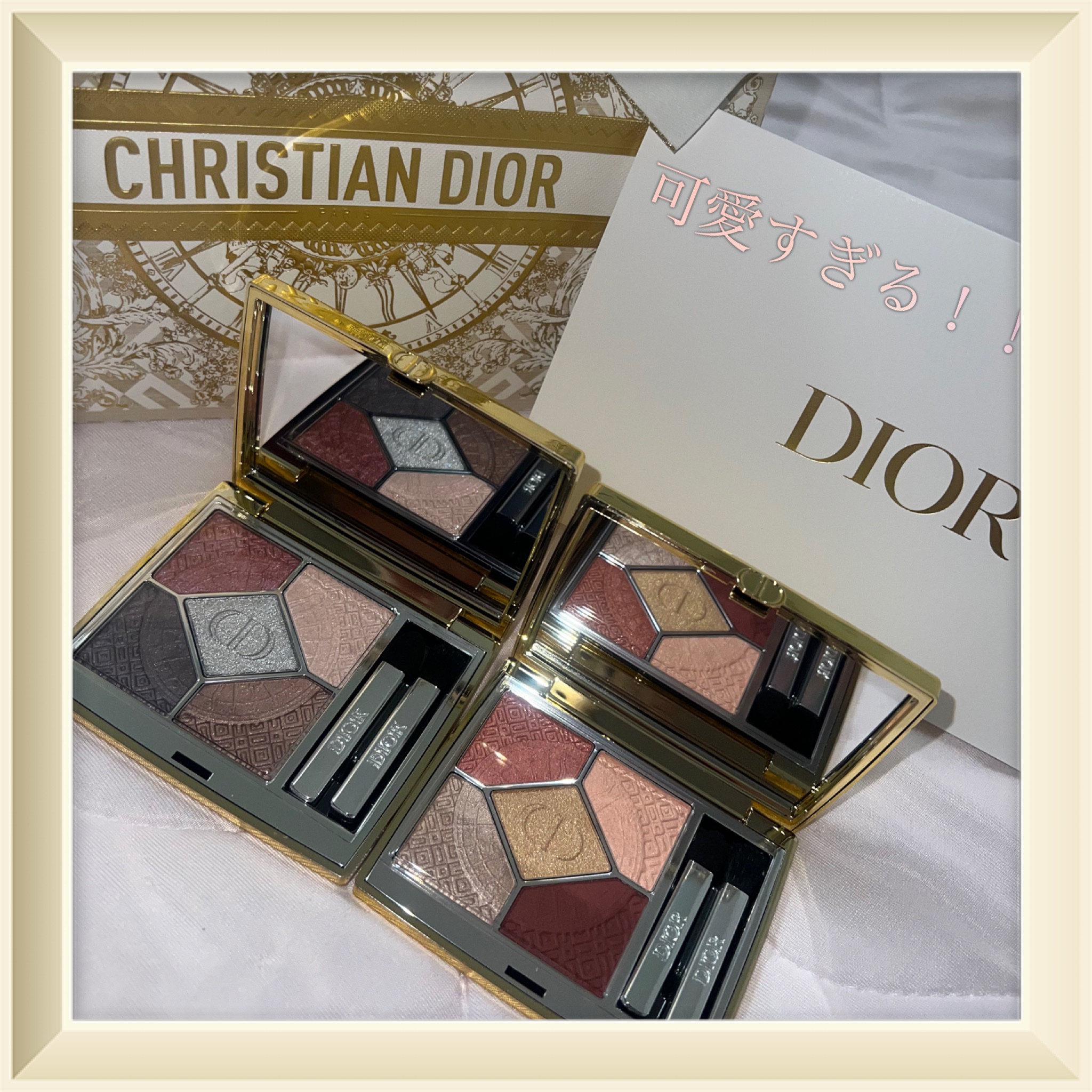 【旧】ディオールショウ サンク クルール（クリスマス コレクション 2024 限定品）/Dior/アイシャドウを使ったクチコミ（3枚目）