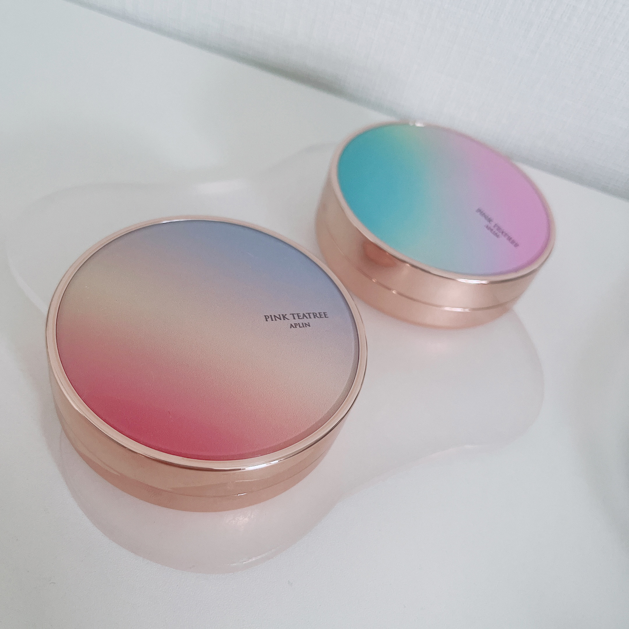 ピンクティーツリーカバーアップグロウクッション/APLIN/クッションファンデーションを使ったクチコミ（3枚目）