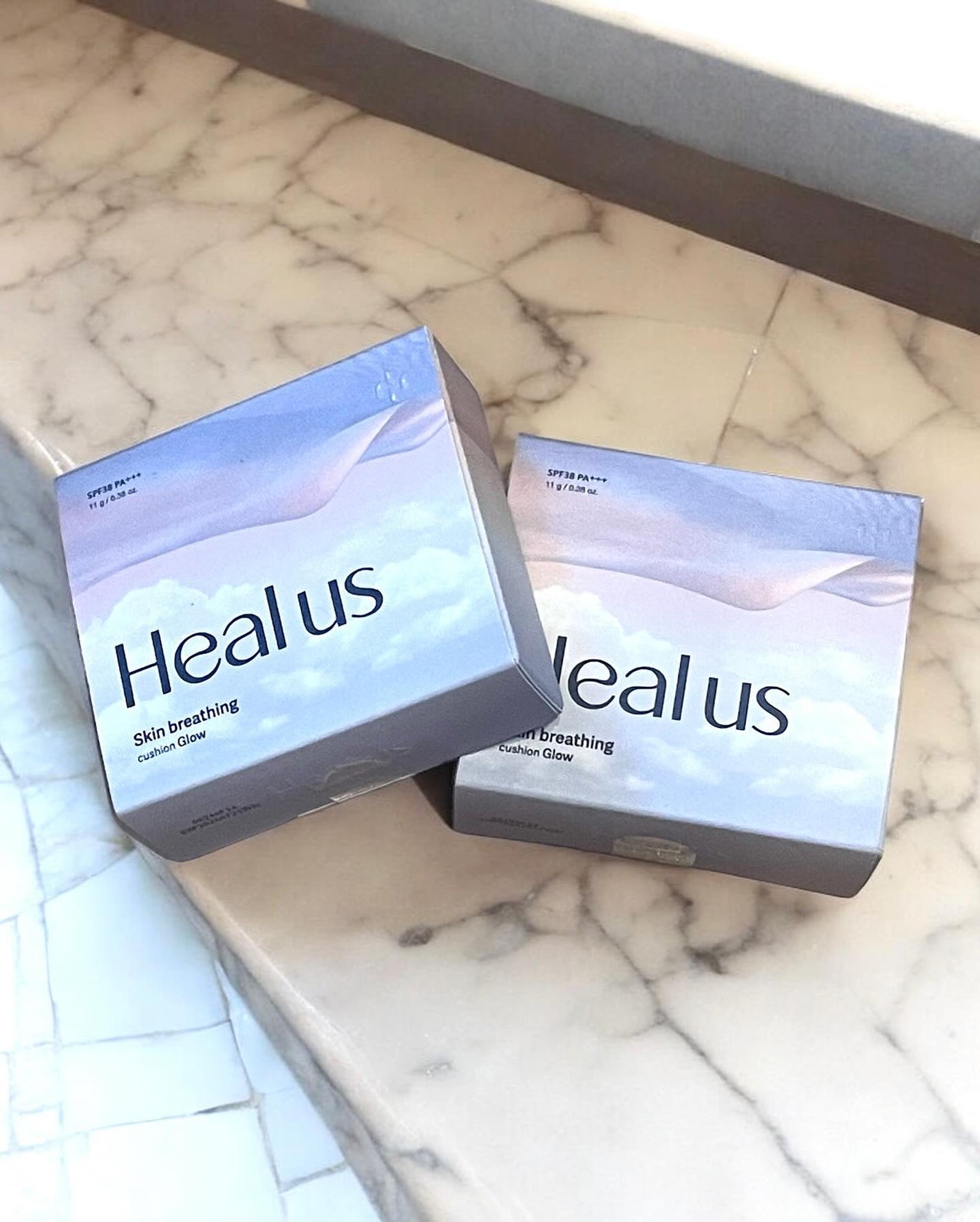 ブリージンググロークッション/Healus/クッションファンデーションを使ったクチコミ(2枚目)