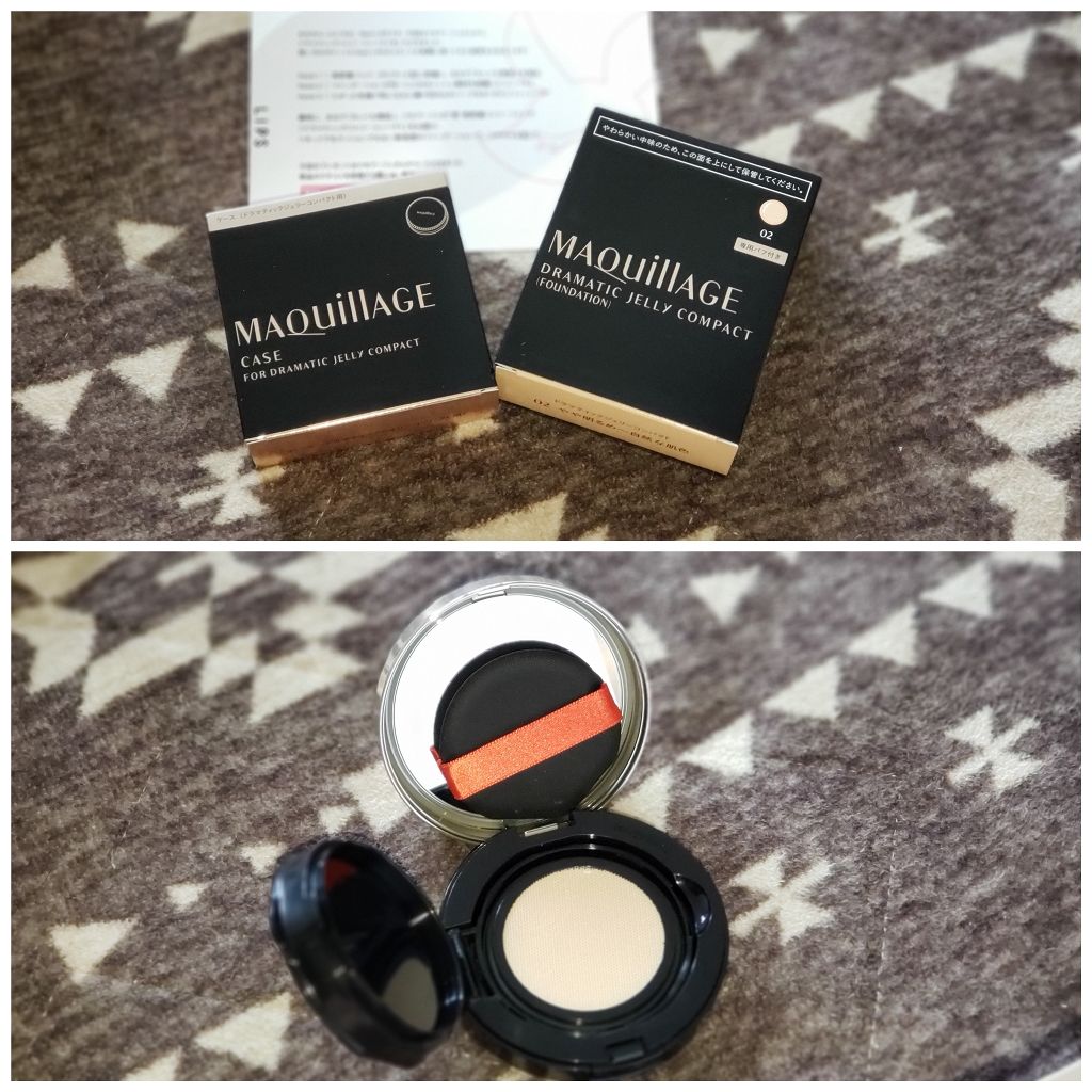 ドラマティックジェリーコンパクト/マキアージュ/クッションファンデーションを使ったクチコミ(1枚目)