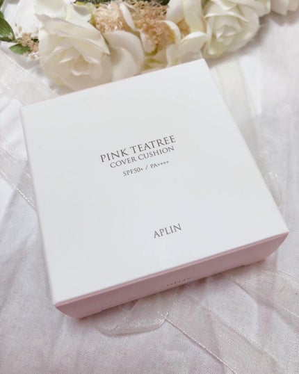 ピンクティーツリーカバークッション/APLIN/クッションファンデーションを使ったクチコミ(6枚目)