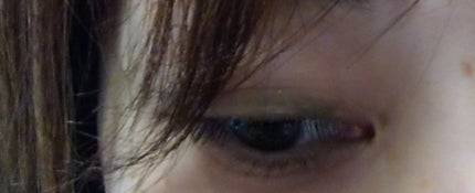 びー玉 on LIPS 「☆ミずっと気になってた抹茶アイシャドウを使ってみました❣️(o..」(4枚目)