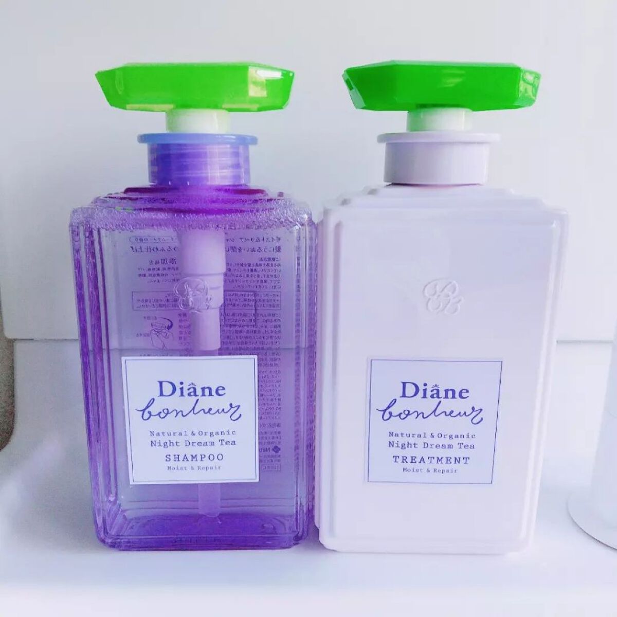 ダイアンボヌール モイスト&リペア シャンプー/トリートメント ナイトドリームティーの香り/ダイアン/市販シャンプーを使ったクチコミ(3枚目)