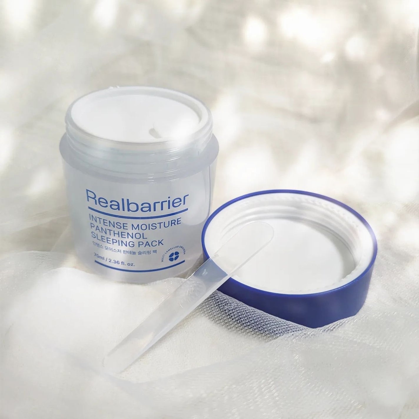 インテンスモイスチャーパンテノールスリーピングパック/Real Barrier/シートマスク・パックを使ったクチコミ(2枚目)