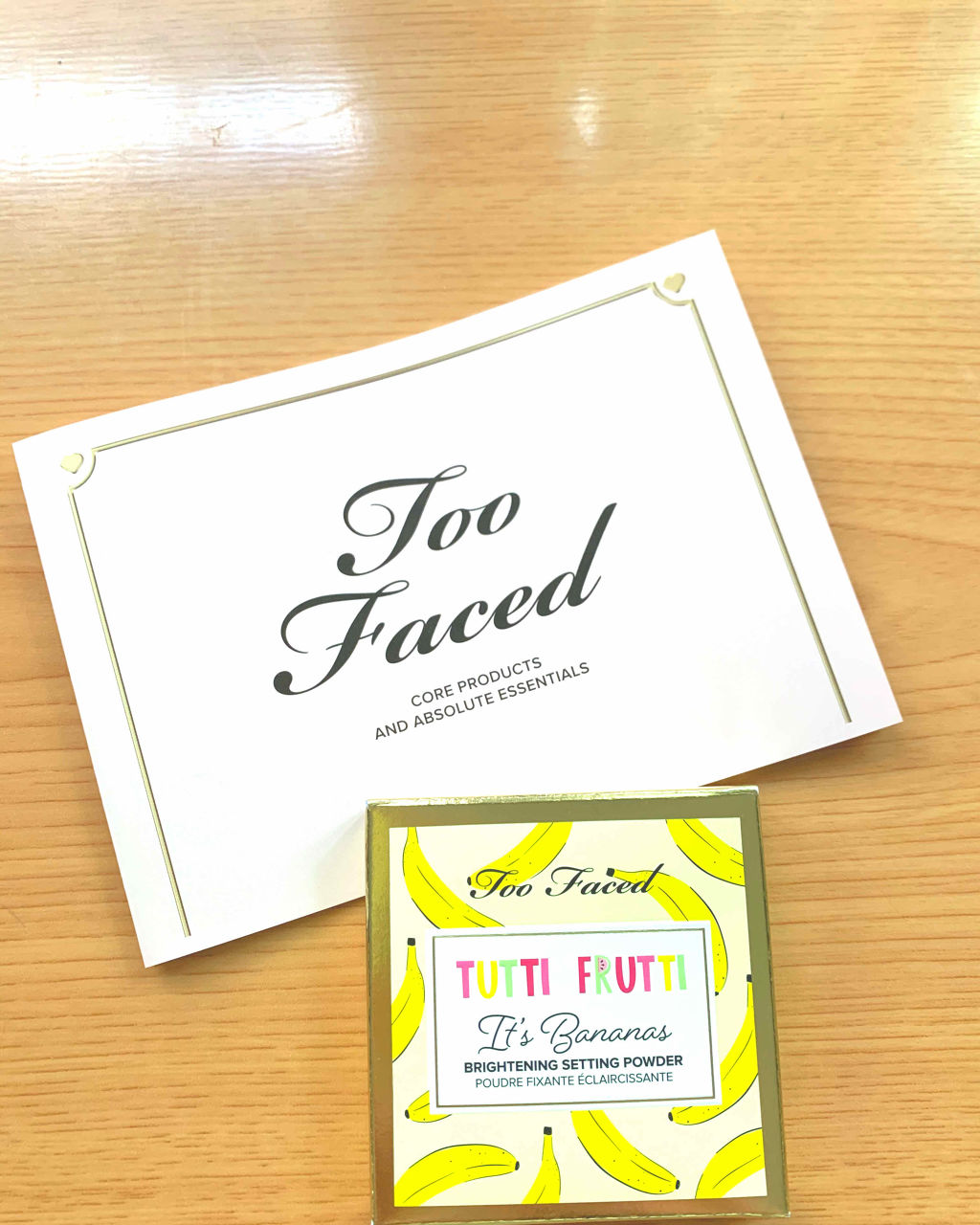 イッツバナナス ブライトニング セッティング パウダー/Too Faced/プレストパウダーを使ったクチコミ（1枚目）