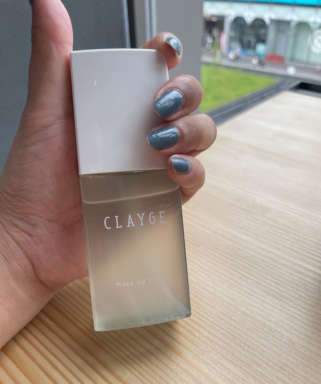 メイクアップフィクサー/CLAYGE/フィックスミストを使ったクチコミ（1枚目）