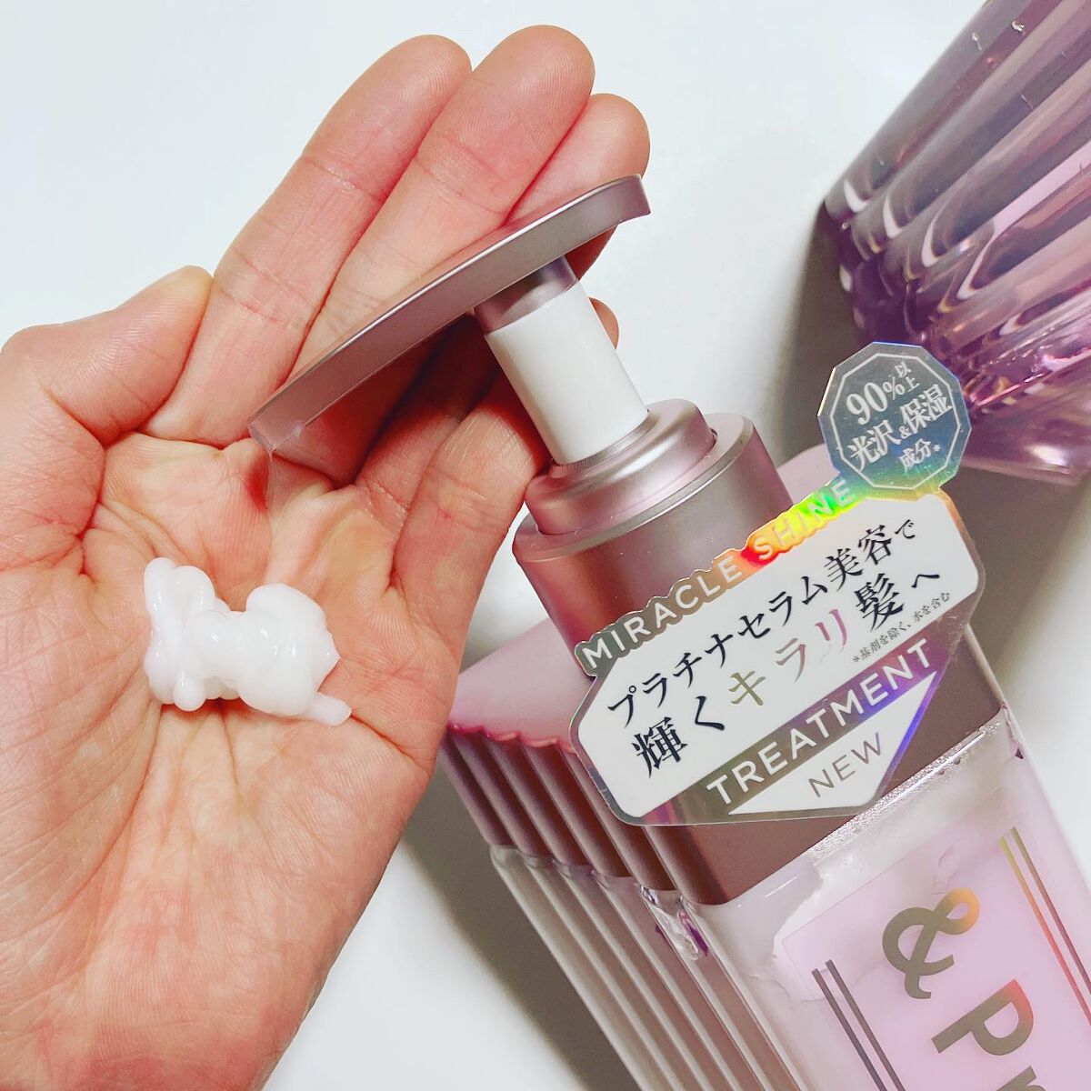 ミラクル シャイン シャンプー/ヘアトリートメント/&Prism/市販シャンプーを使ったクチコミ(4枚目)