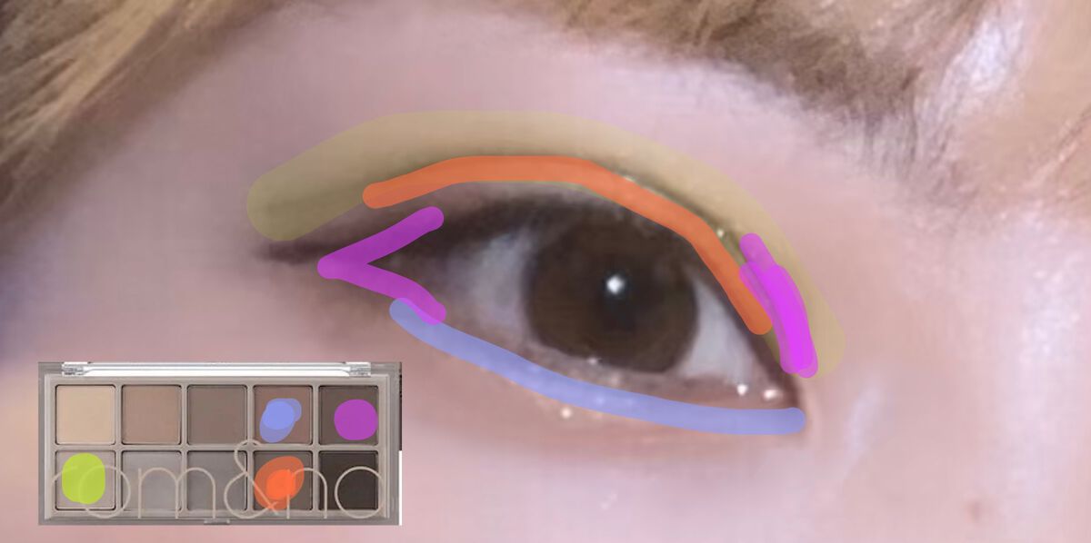 ベターザンパレット/rom&nd/アイシャドウパレットを使ったクチコミ（3枚目）