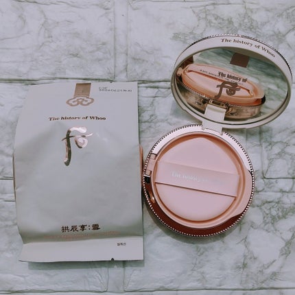 拱辰享 雪 トーンアップサンクッション/The History of 后(Whoo)/クッションファンデーションを使ったクチコミ(2枚目)